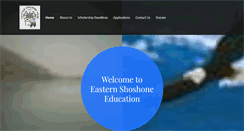 Desktop Screenshot of easternshoshoneeducation.com