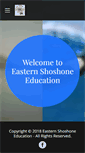 Mobile Screenshot of easternshoshoneeducation.com